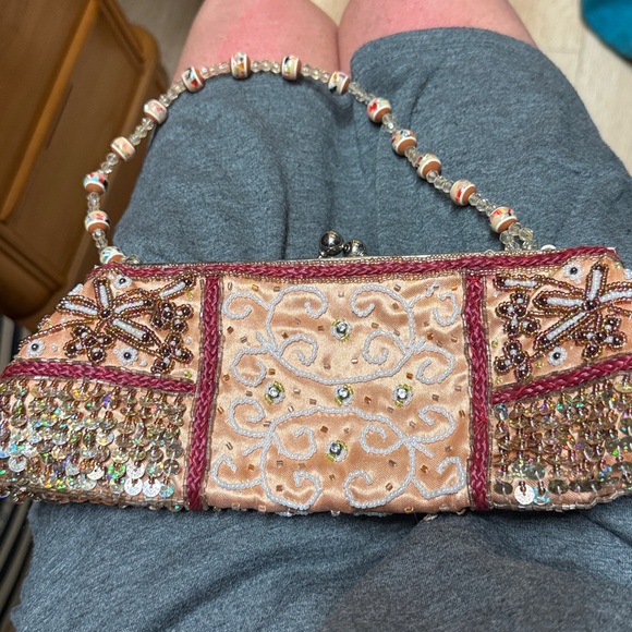 Embellished Beaded Clutch - Picture 2 of 6